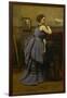 Lady in Blue, 1874-Jean-Baptiste-Camille Corot-Framed Giclee Print