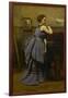 Lady in Blue, 1874-Jean-Baptiste-Camille Corot-Framed Giclee Print