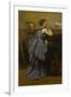 Lady in Blue, 1874-Jean-Baptiste-Camille Corot-Framed Giclee Print