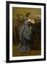 Lady in Blue, 1874-Jean-Baptiste-Camille Corot-Framed Giclee Print