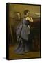 Lady in Blue, 1874-Jean-Baptiste-Camille Corot-Framed Stretched Canvas