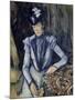 Lady in Blue, 1898-99-Paul Cézanne-Mounted Giclee Print