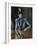 Lady in Blue, 1900-1904-Paul Cézanne-Framed Giclee Print