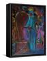 Lady in Blue, 2003-Sabina Nedelcheva-Williams-Framed Stretched Canvas