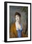 Lady in Blue with Yellow Shawl, C.1800-Genot-Framed Giclee Print