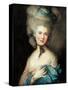 Lady in Blue-Thomas Gainsborough-Stretched Canvas