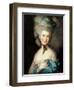 Lady in Blue-Thomas Gainsborough-Framed Art Print