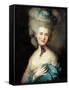 Lady in Blue-Thomas Gainsborough-Framed Stretched Canvas