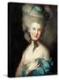 Lady in Blue-Thomas Gainsborough-Stretched Canvas