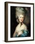 Lady in Blue-Thomas Gainsborough-Framed Art Print