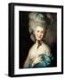 Lady in Blue-Thomas Gainsborough-Framed Art Print