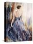 Lady in Blue-Farrell Douglass-Stretched Canvas