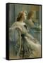 Lady in Front of a Mirror (Annette Oesterlind), 1904-Marie-Louise Breslau-Framed Stretched Canvas