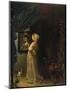 Lady in Front of Mirror-Frans Van Mieris-Mounted Giclee Print