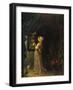 Lady in Front of Mirror-Frans Van Mieris-Framed Giclee Print