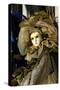 Lady in Gold, Venice Carnival, Venice, Veneto, Italy, Europe-James Emmerson-Stretched Canvas