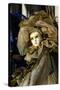 Lady in Gold, Venice Carnival, Venice, Veneto, Italy, Europe-James Emmerson-Stretched Canvas