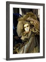 Lady in Gold, Venice Carnival, Venice, Veneto, Italy, Europe-James Emmerson-Framed Photographic Print