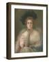 Lady in Pink, 1898 (Pastel on Paper)-Joseph W Gies-Framed Giclee Print