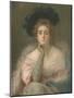 Lady in Pink, 1898 (Pastel on Paper)-Joseph W Gies-Mounted Giclee Print