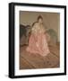 Lady in Pink, 1902-Frederick Carl Frieseke-Framed Premium Giclee Print