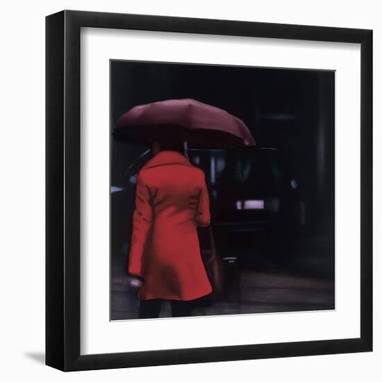 Lady in Red-Xavier Visa-Framed Giclee Print