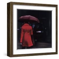 Lady in Red-Xavier Visa-Framed Giclee Print