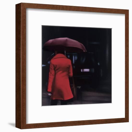 Lady in Red-Xavier Visa-Framed Giclee Print