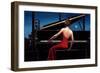 Lady in Red-Marco Fabiano-Framed Art Print