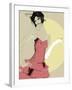 Lady in Red-Ashley David-Framed Premium Giclee Print