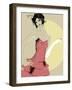 Lady in Red-Ashley David-Framed Premium Giclee Print