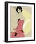 Lady in Red-Ashley David-Framed Premium Giclee Print