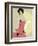 Lady in Red-Ashley David-Framed Giclee Print