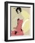 Lady in Red-Ashley David-Framed Giclee Print