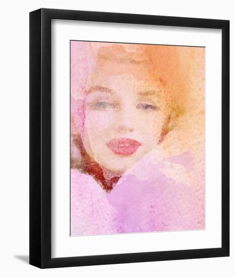 Lady In Rose Cloud-Irena Orlov-Framed Art Print