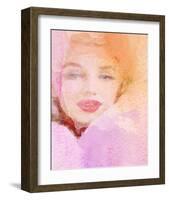 Lady In Rose Cloud-Irena Orlov-Framed Art Print
