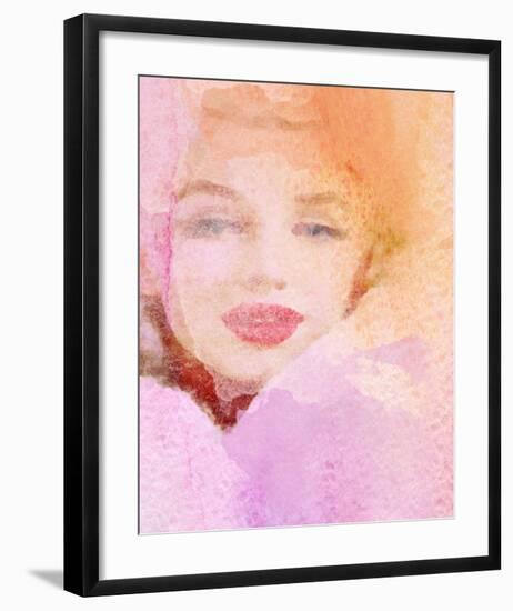 Lady In Rose Cloud-Irena Orlov-Framed Art Print