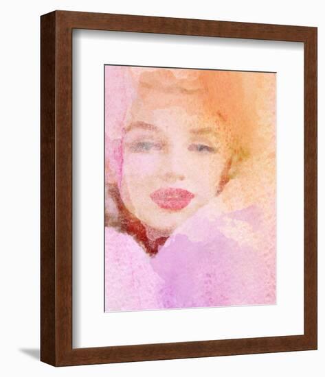 Lady In Rose Cloud-Irena Orlov-Framed Art Print