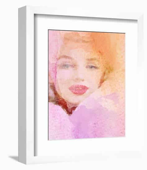 Lady In Rose Cloud-Irena Orlov-Framed Art Print