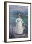 Lady in the Countryside, 1889 (Oil on Canvas)-Giacomo Grosso-Framed Giclee Print