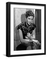 Lady in the Fog De Samnewfield Avec Lois Maxwell, 1952-null-Framed Photo