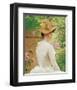 Lady in the Garden-Paul Peel-Framed Premium Giclee Print