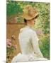 Lady in the Garden-Paul Peel-Mounted Premium Giclee Print