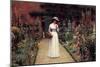 Lady in the Garden-Edmund Blair Leighton-Mounted Art Print