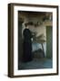 Lady in the Kitchen-Viggo Johansen-Framed Giclee Print