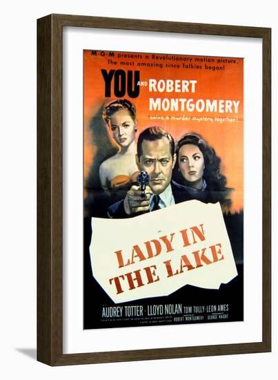 Lady in the Lake - Movie Poster Reproduction-null-Framed Photo