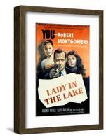 Lady in the Lake - Movie Poster Reproduction-null-Framed Photo