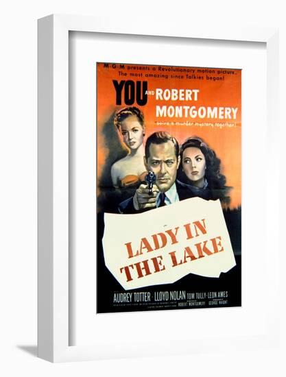 Lady in the Lake - Movie Poster Reproduction-null-Framed Photo
