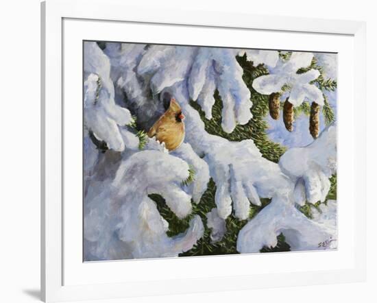 Lady in the Pines-Sarah Davis-Framed Giclee Print