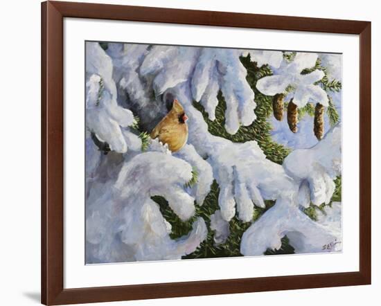 Lady in the Pines-Sarah Davis-Framed Giclee Print